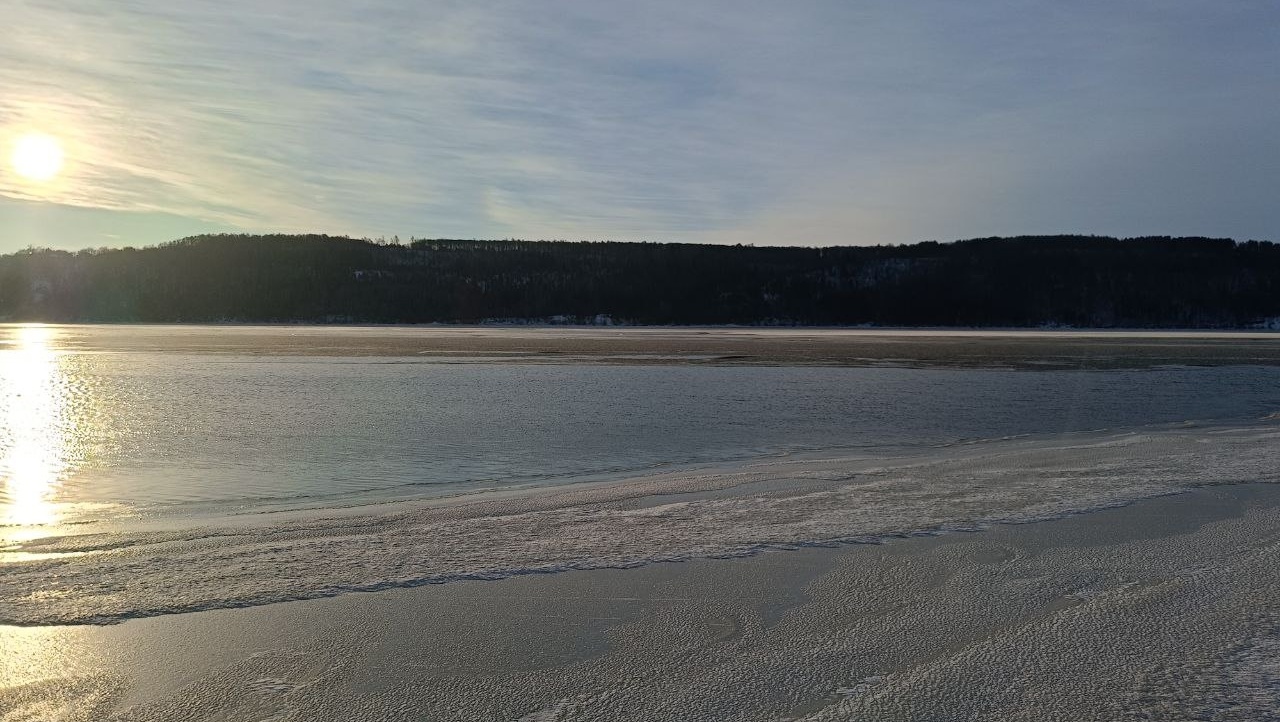На реках в Марий Эл толщина льда колеблется от 2 до 7 сантиметров