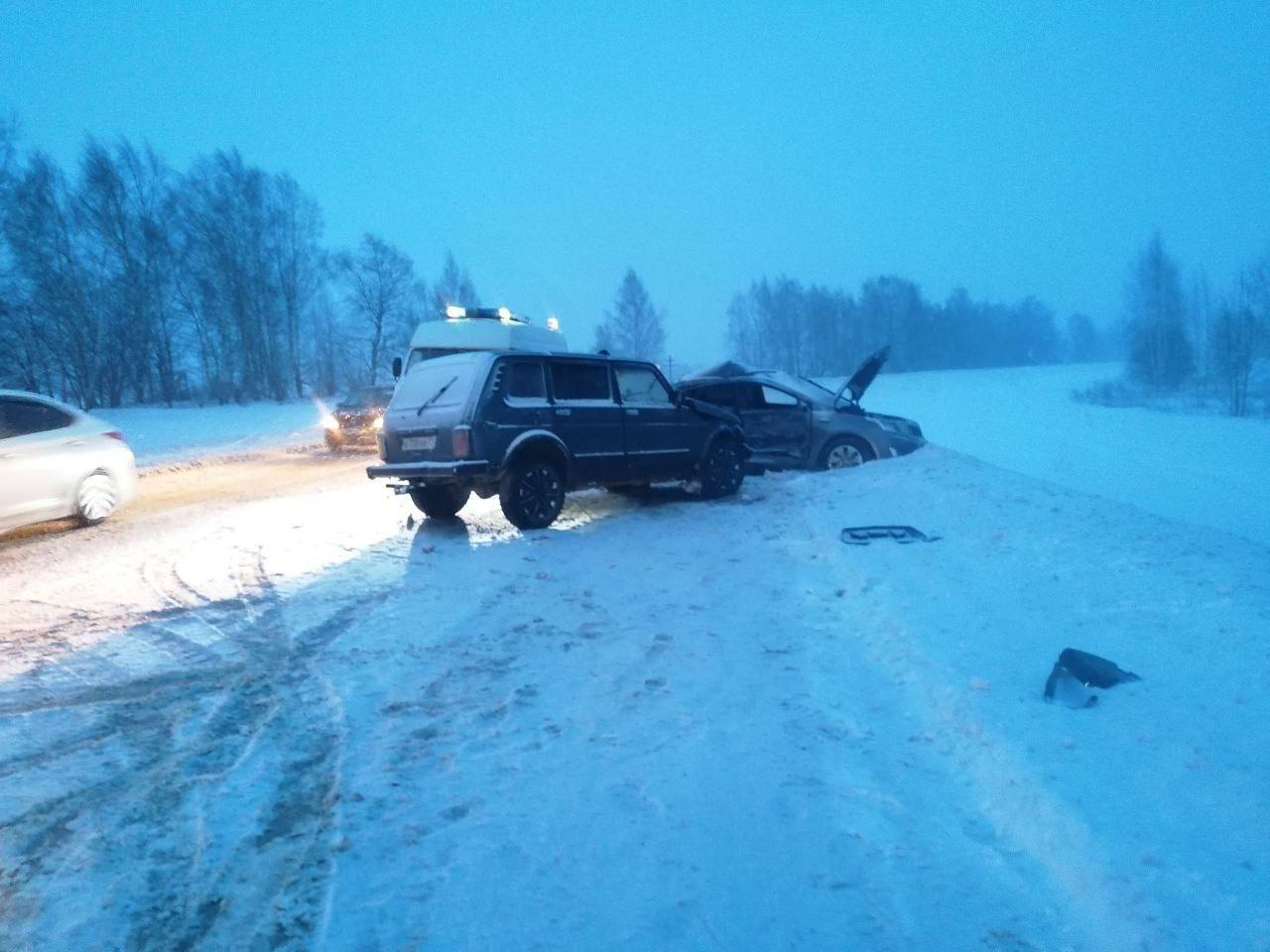 ДТП на 24 км автодороги Козьмодемьянск-Большой Сундырь