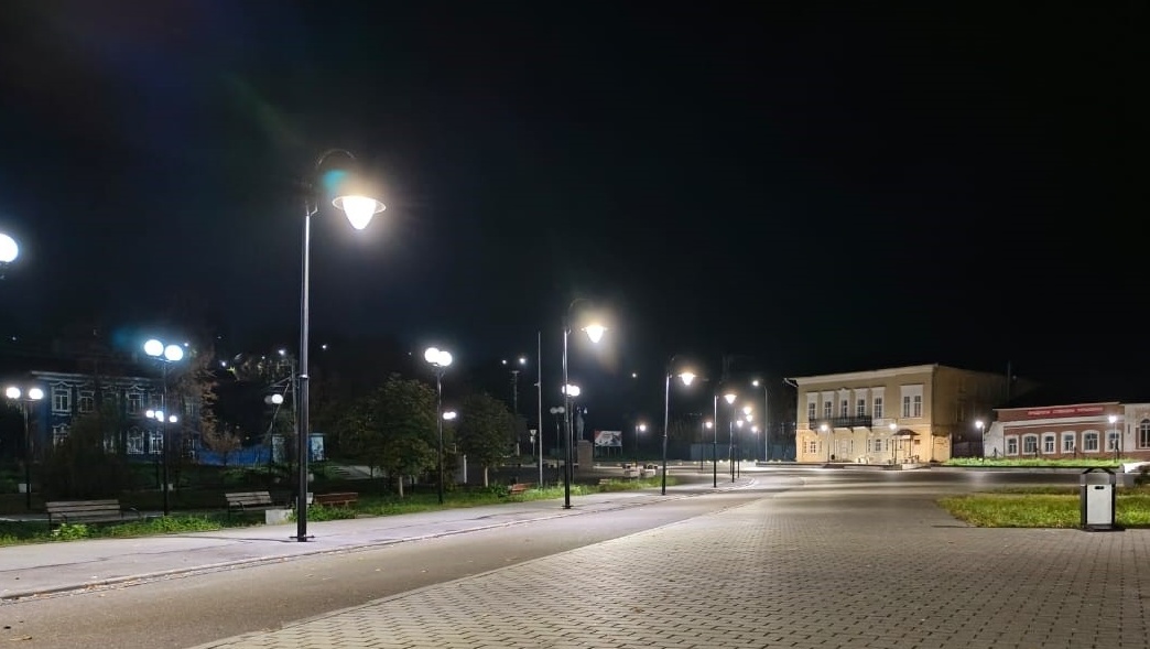 В Козьмодемьянске меняют неисправные фонари