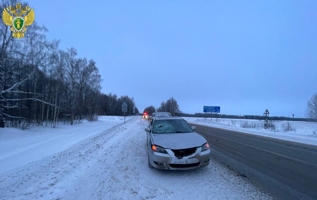 В Горномарийском районе машина насмерть сбила 77-летнюю женщину-пешехода