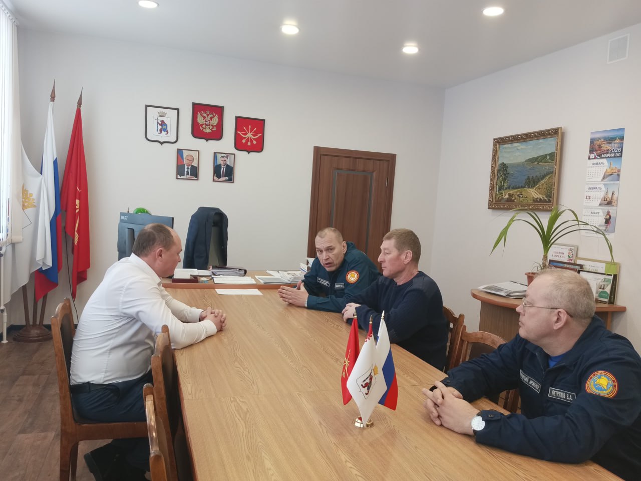 💼Сегодня состоялась встреча по вопросам пожарной безопасности в городе Козьмодемьянске!