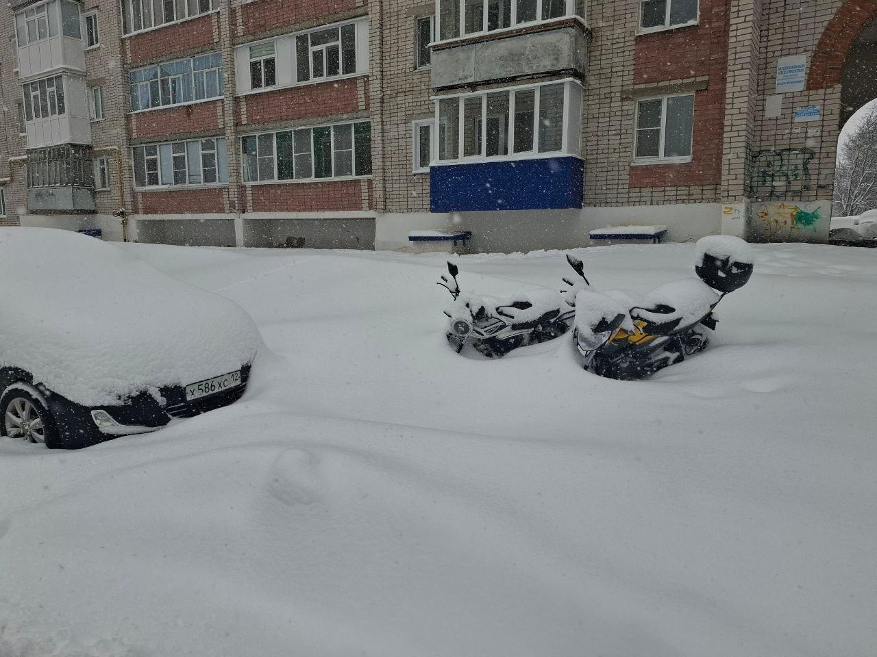 В Козьмодемьянске погода нынче такая...  ❄️