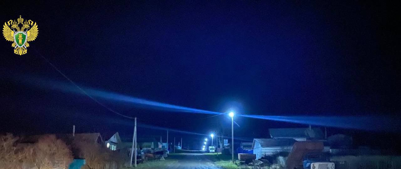 Горномарийская межрайонная прокуратура провела проверку по обращению местных жителей об отсутствии уличного освещения в с. Кожважи.