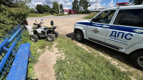 Квадроцикл и мопед были изъяты у жителей Горномарийского округа и отправлены на спецстоянку