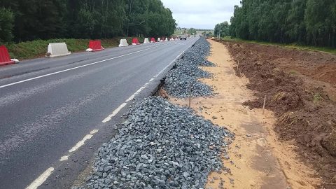 В Горномарийском районе устраняют очаг концентрации ДТП возле памятника Акпарсу