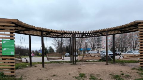 В сквере Эшпая в Козьмодемьянске срезали опасные саморезы