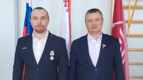 Вчера стартовал военно-патриотический и оборонно-массовый месячник в СОШ №3 им.С.Н.Сивкова г.Козьмодемьянска