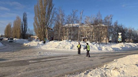 В Козьмодемьянске автоинспекторы контролируют состояние дорог в зимний период