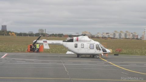 Вертолёт санавиации доставил новорождённого ребёнка из Козьмодемьянска в Детскую РКБ