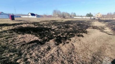 ❗Выжигание сухой травы в микрорайоне Черемушки города Козьмодемьянска едва не обернулось бедой