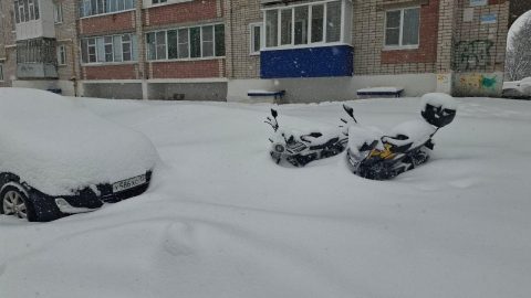 В Козьмодемьянске погода нынче такая...  ❄️